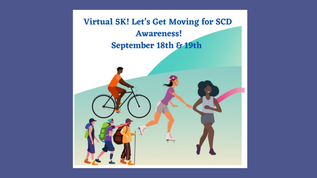 Virtual 5K for Sickle Cell Disease Awareness Twitter Graphic
